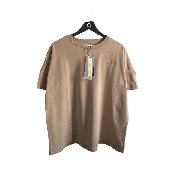 Rhude Reverse Tee VTG Tan NWT Size S $295 Retail